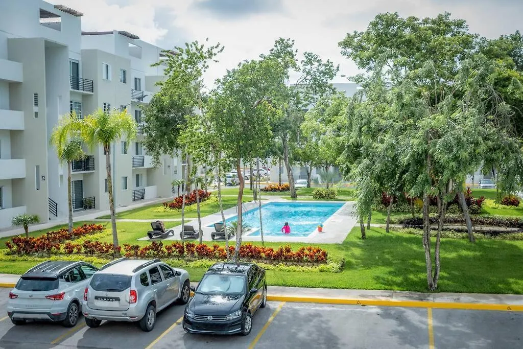 Ferienwohnung Depto 2 Rec. Con Vista A La Piscina En C. Privada Playa del Carmen 0*,  Mexiko