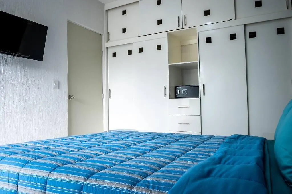 Ferienwohnung Depto 2 Rec. Con Vista A La Piscina En C. Privada Playa del Carmen Apartment
